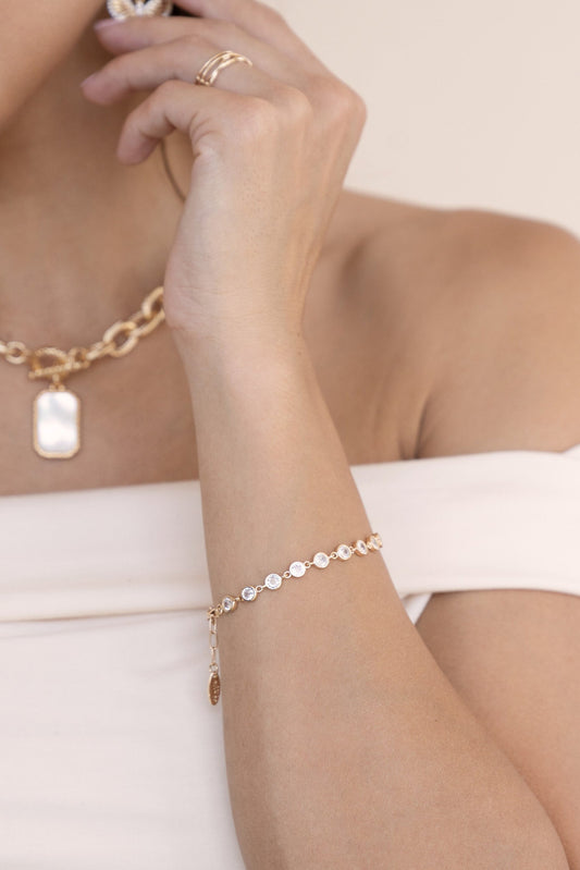 Everyday Crystal Link Bracelet