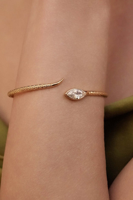 Marquise Crystal Cuff