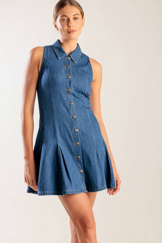 WO ICH SEIN WILL – MINIKLEID AUS DENIM