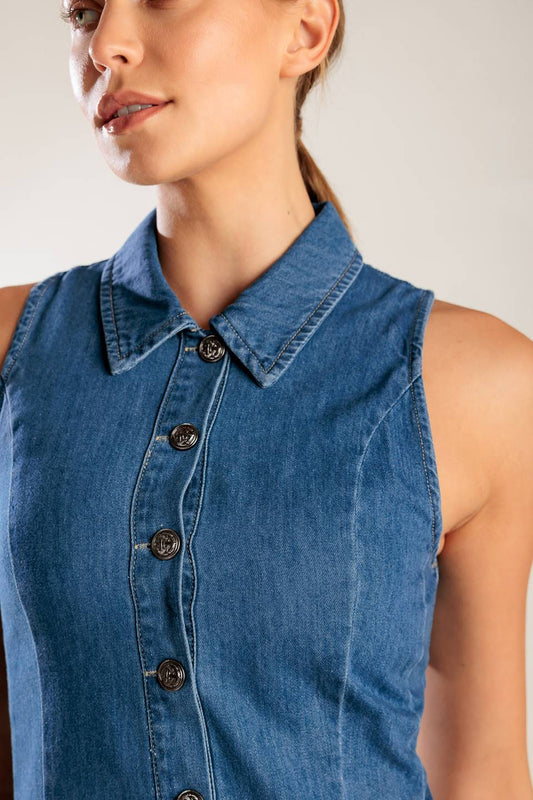 WO ICH SEIN WILL – MINIKLEID AUS DENIM