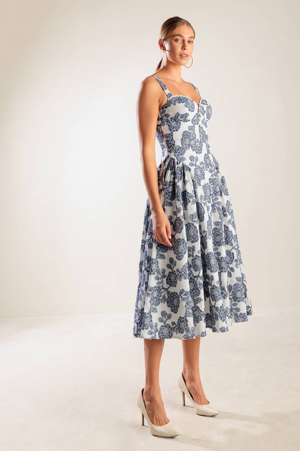 Size Large, EXPLORING NEW INTERESTS MIDI DRESS - FINAL SALE