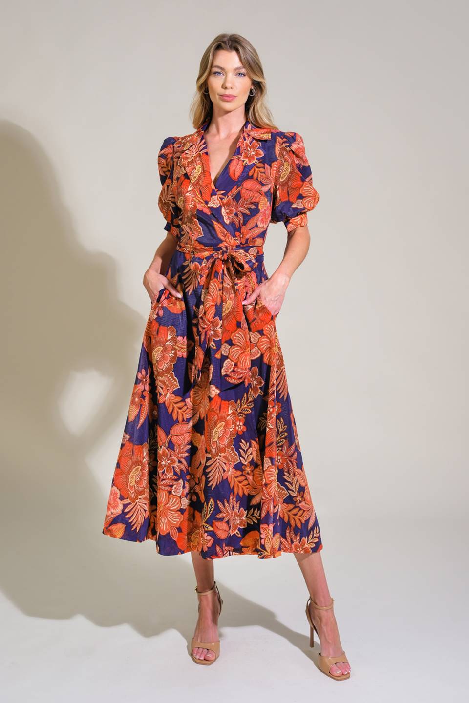 TREASURE TROVE WOVEN MIDI DRESS - FINAL SALE