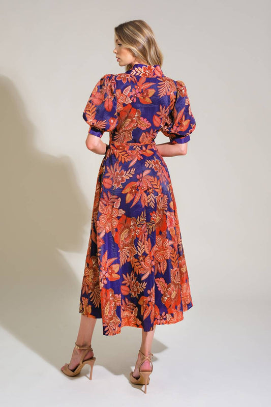 TREASURE TROVE WOVEN MIDI DRESS - FINAL SALE