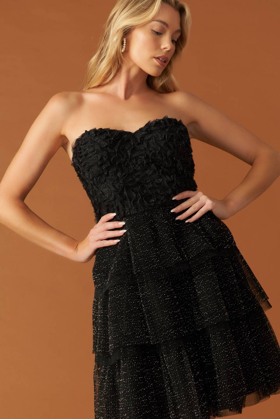 ROBE MINI BUSTIER SCINTILLANTE TRINA