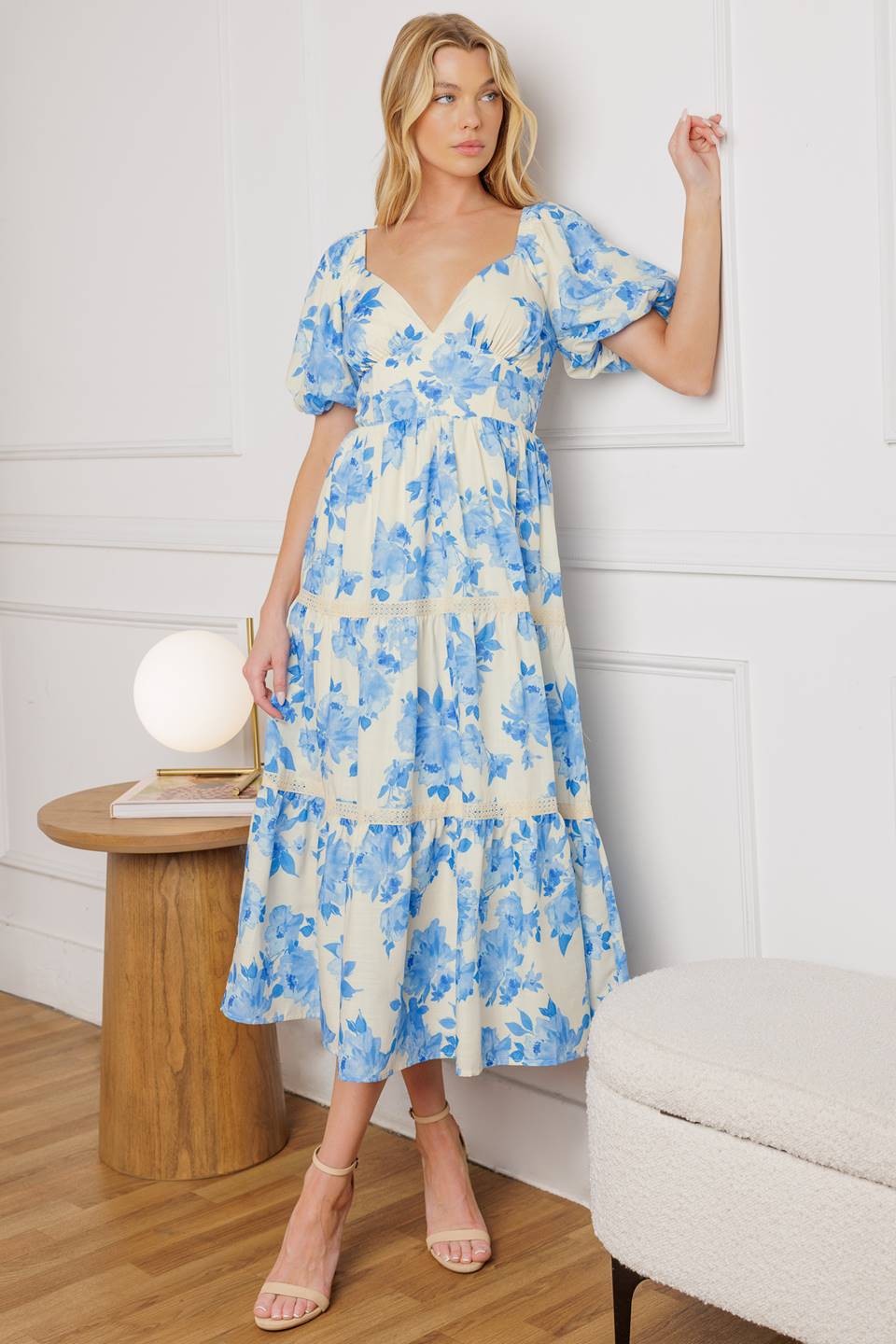 Taille 2XL, ROBE MIDI TISSÉE THROUGH THE FOG - VENTE FINALE