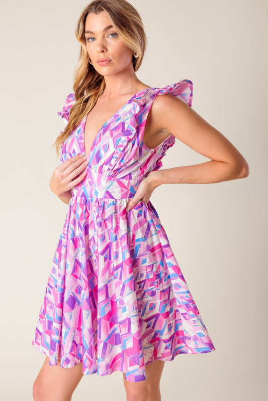 MIEUX AVEC TOI - MINI ROBE ROSE ET BLEUE