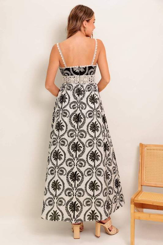 MEET ME FOR TEA MAXI DRESS - BLACK