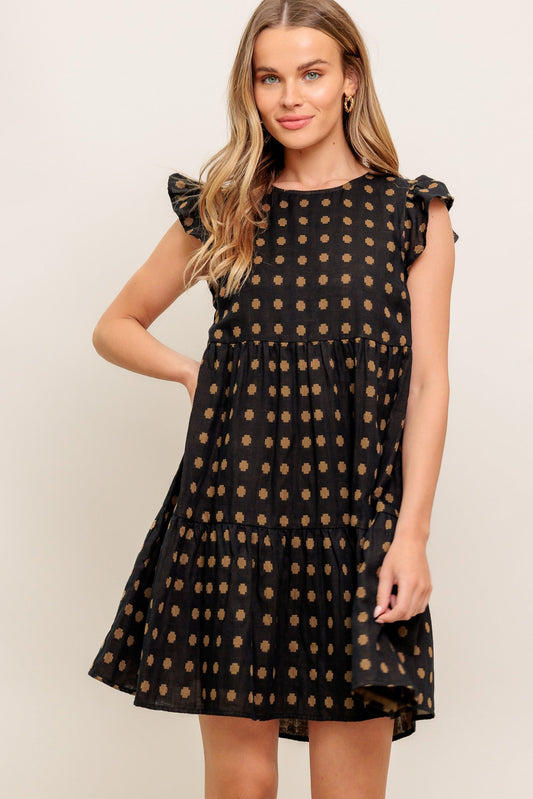 PRIYA POLKA DOT MINI DRESS