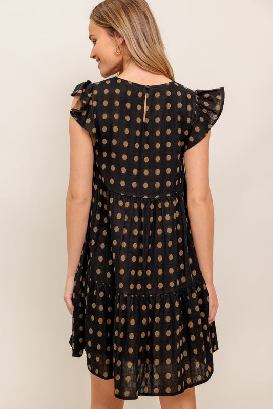 PRIYA POLKA DOT MINI DRESS
