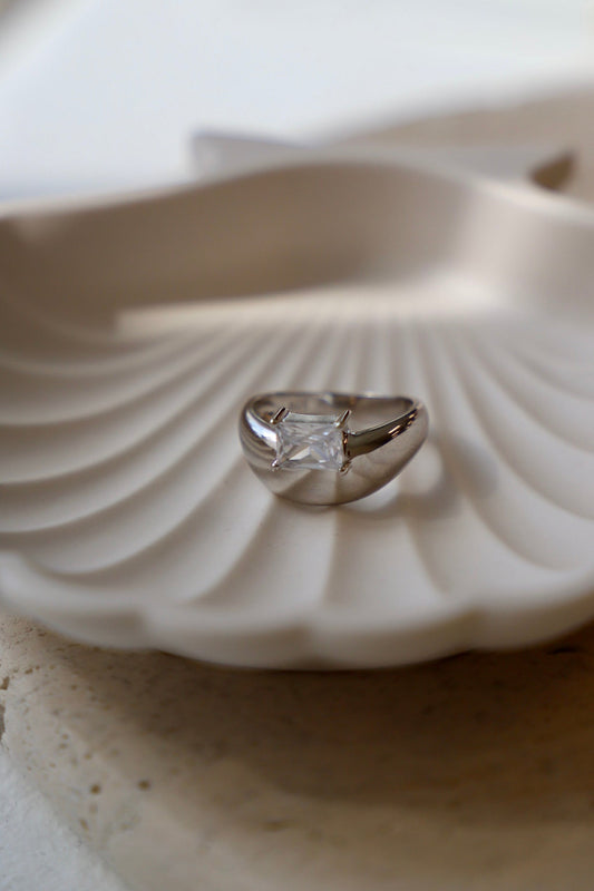 BAGUE SHAY BAGUETTE CZ