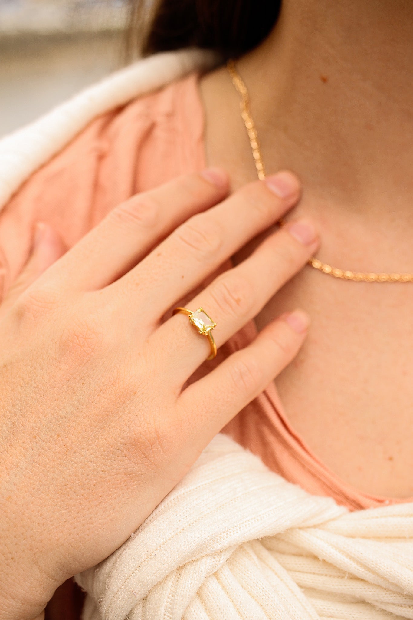 Bague Cindy en Citrine