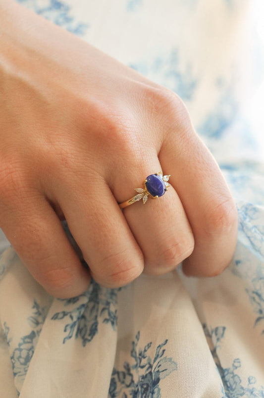 Blythe Ring in Lapis