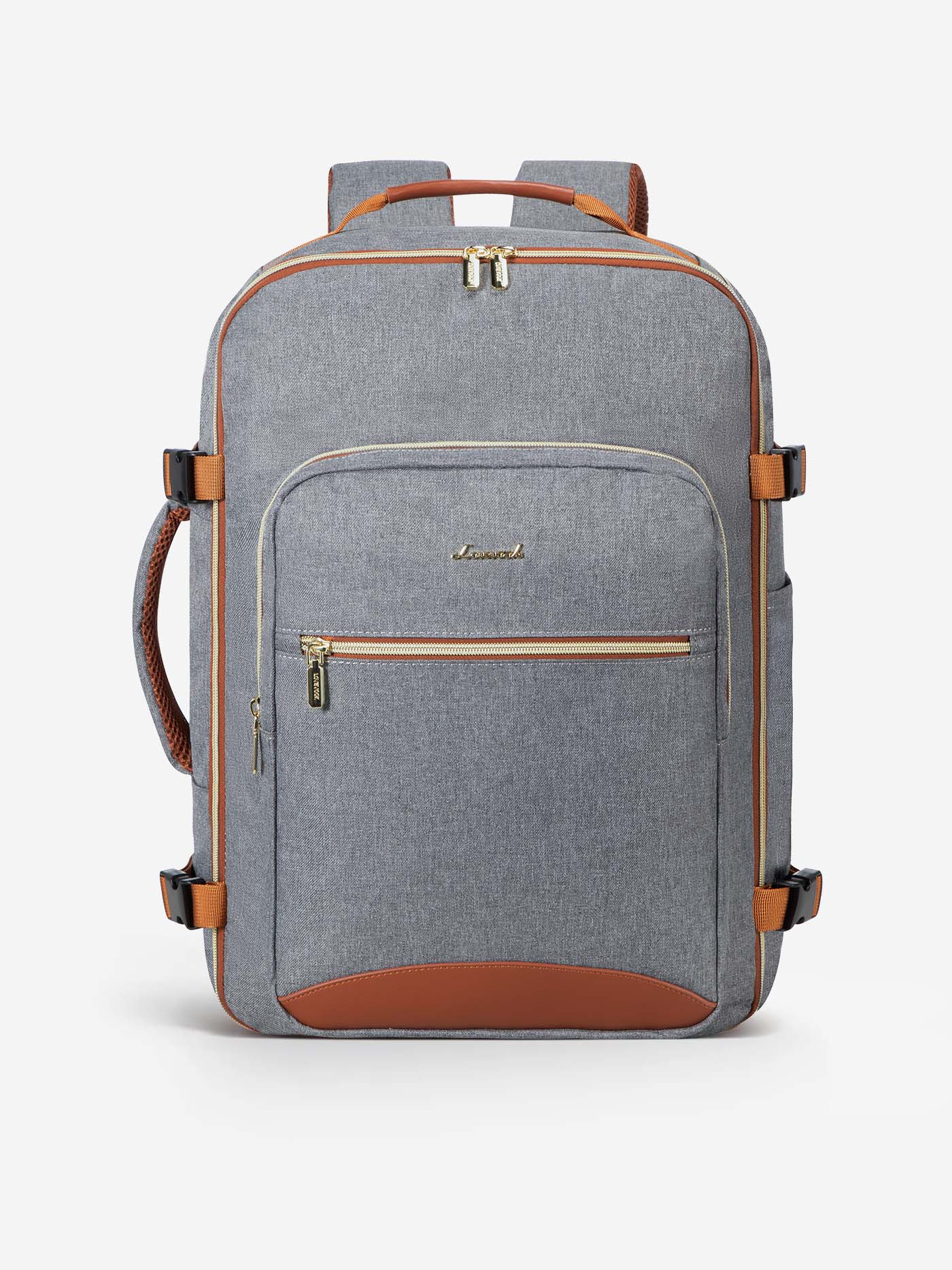 Sac à dos de voyage Freyja pour ordinateur portable, 40/50 L, 4 pièces, 17/18