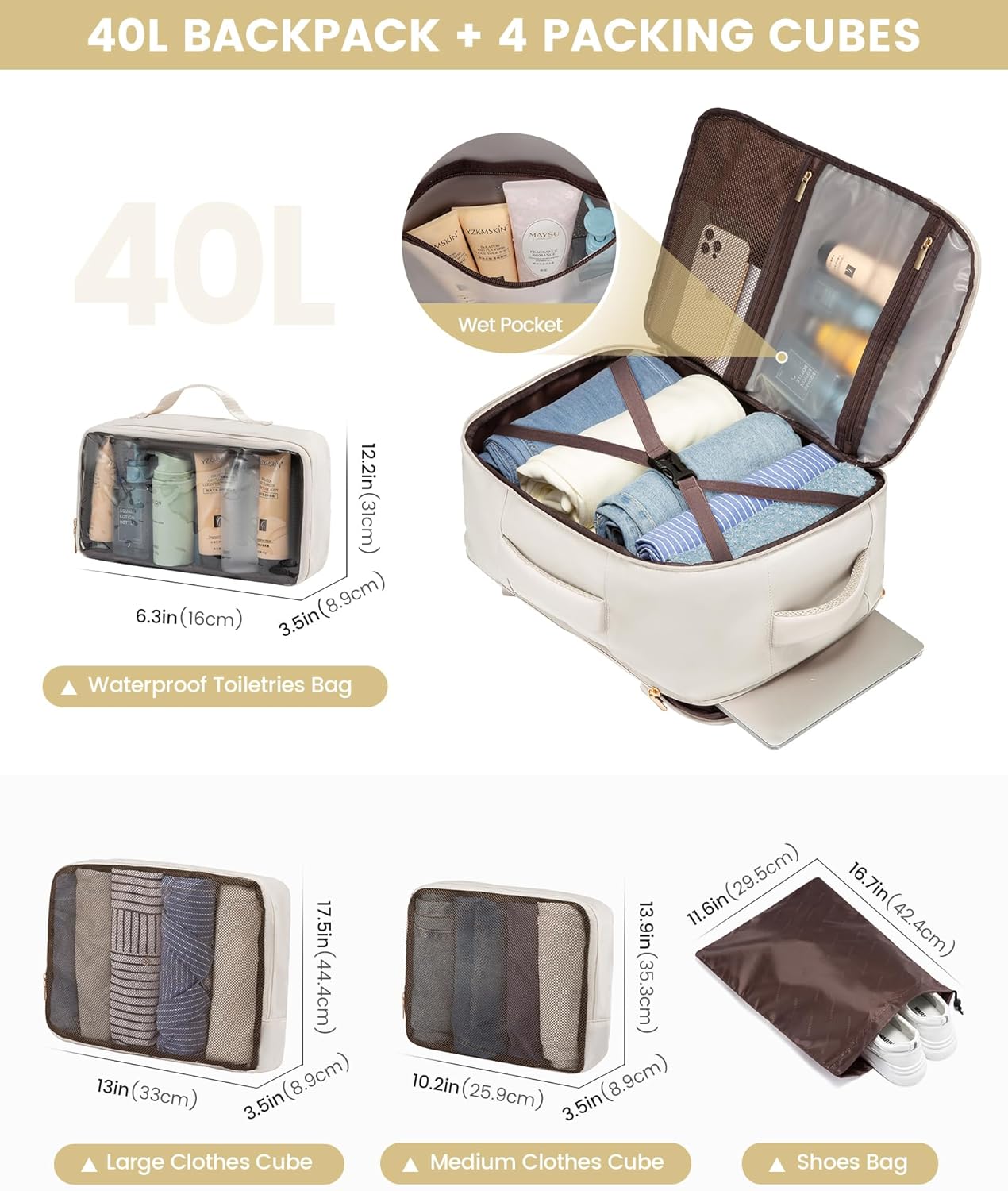 Sac à dos de voyage haut de gamme (style ADT) 