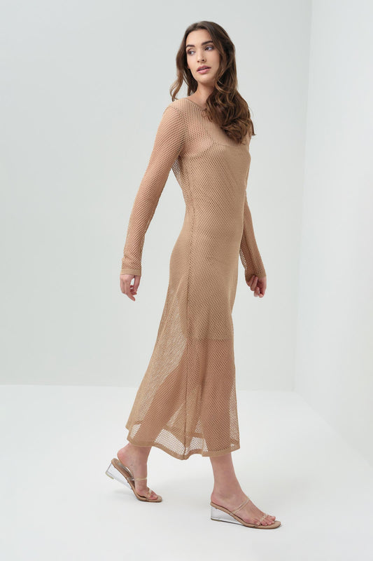 Ava Open Knit Maxi Dress