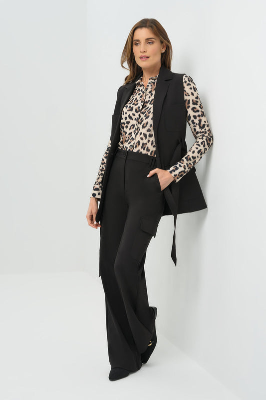 Hayes Recycled Wide Leg Cargo Pull-on Pant