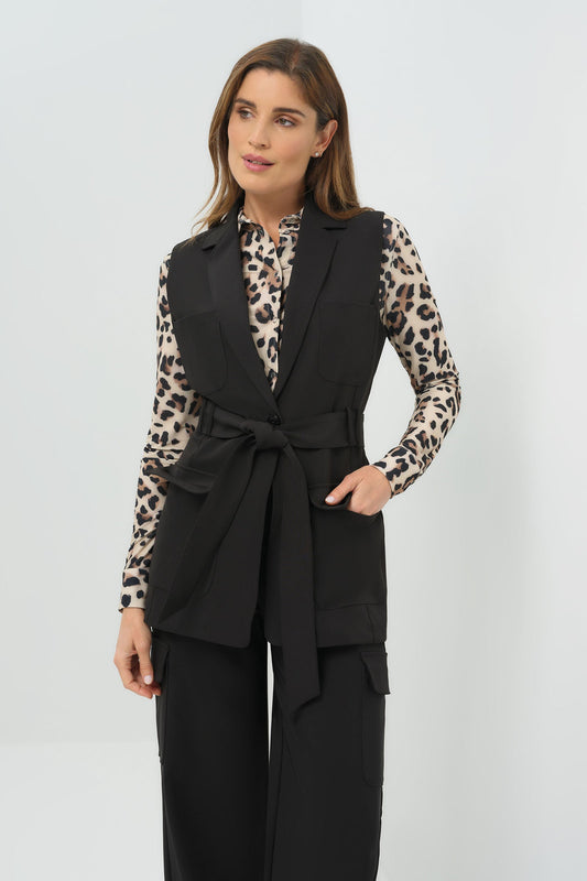Alyssa Belted Utility Vest