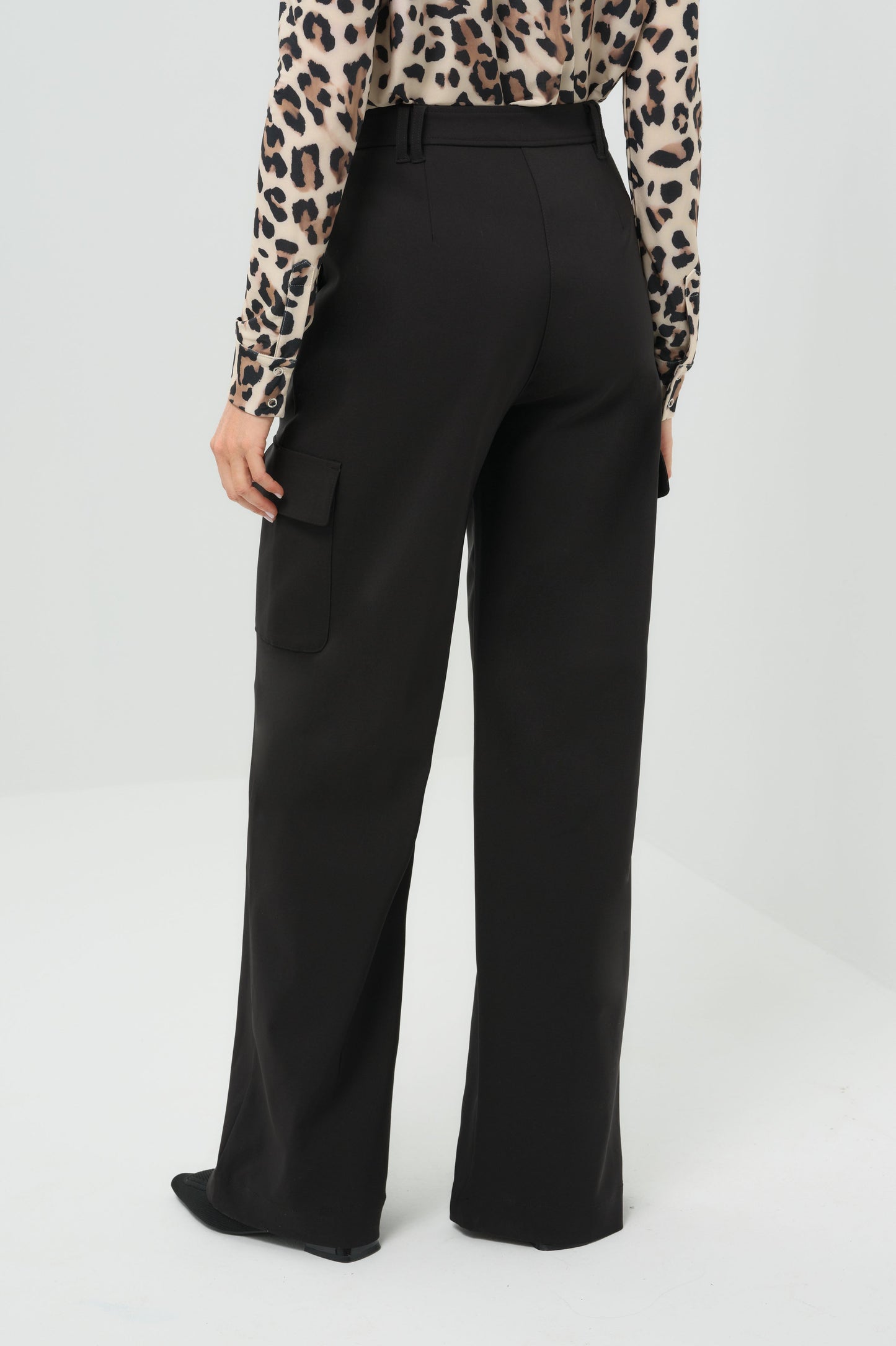 Hayes Recycled Wide Leg Cargo Pull-on Pant