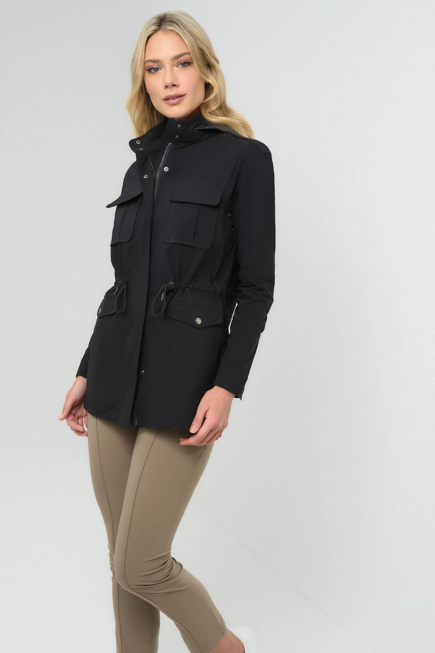 Courtney Lightweight Utility Jacket with Hood