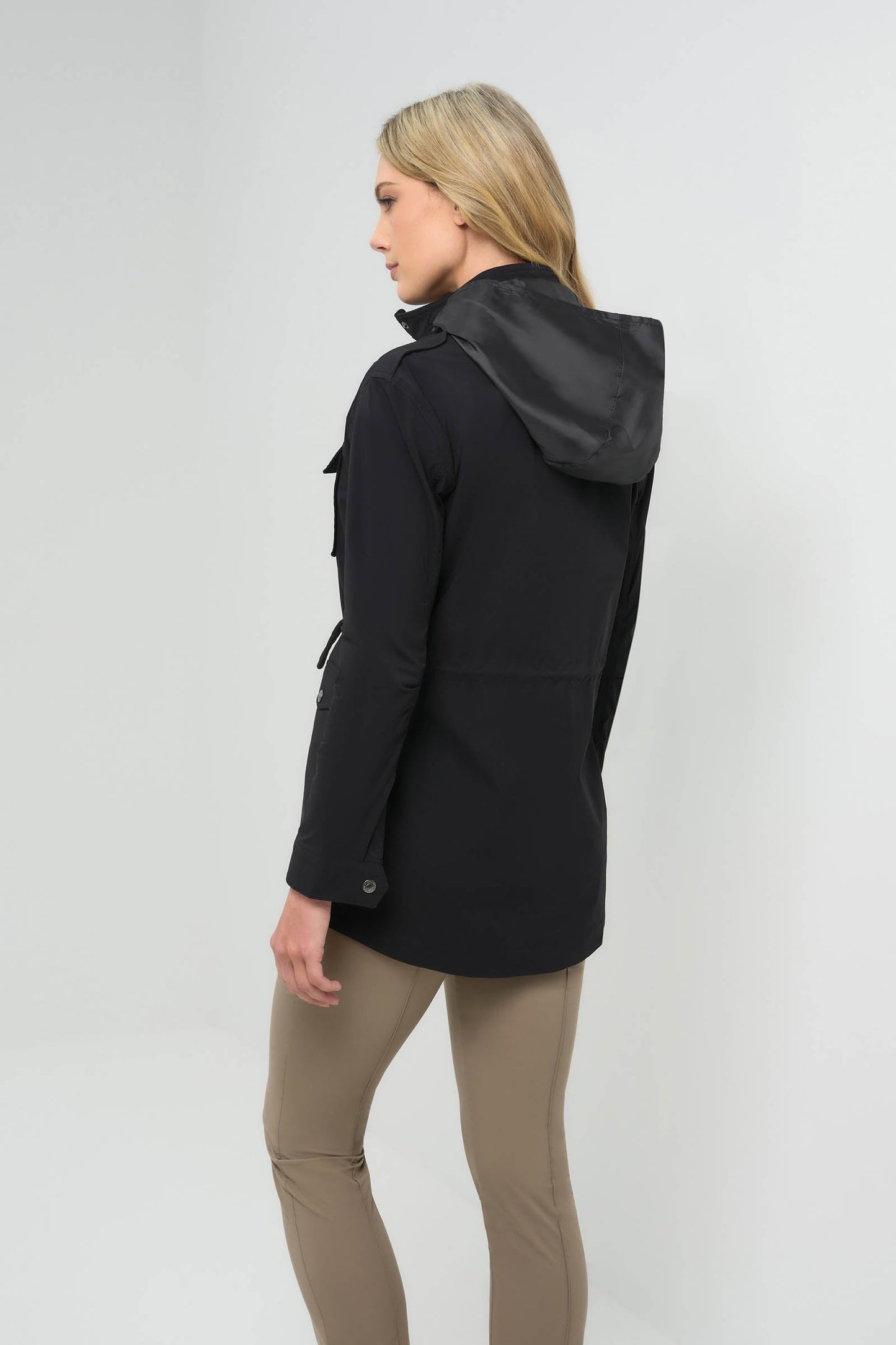 Courtney Lightweight Utility Jacket with Hood