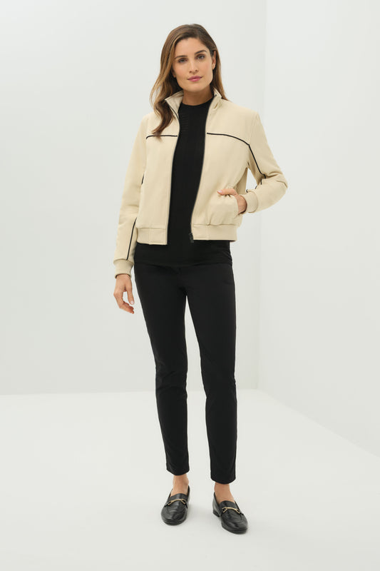 Ginger Performance Twill Quilted Bomber Jacket
