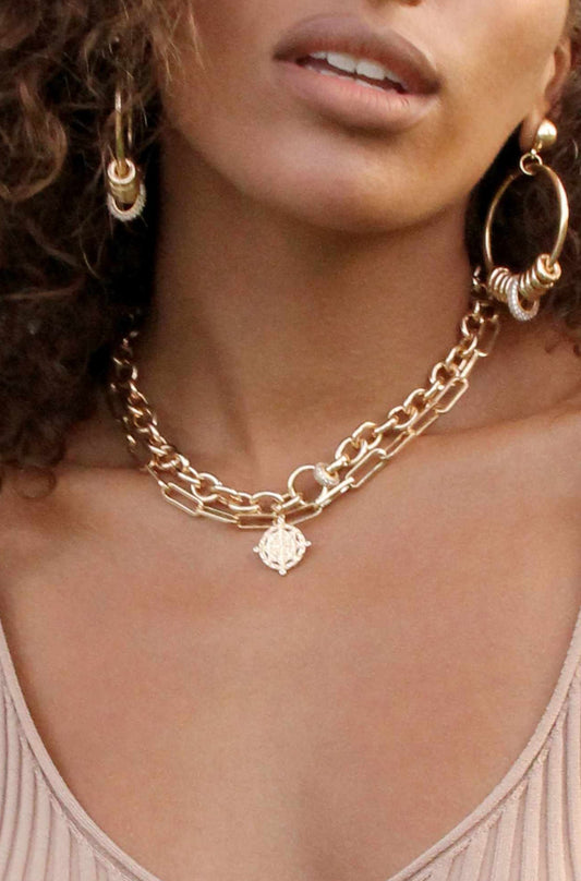 Cruisin' Chain Link & Charm Necklace