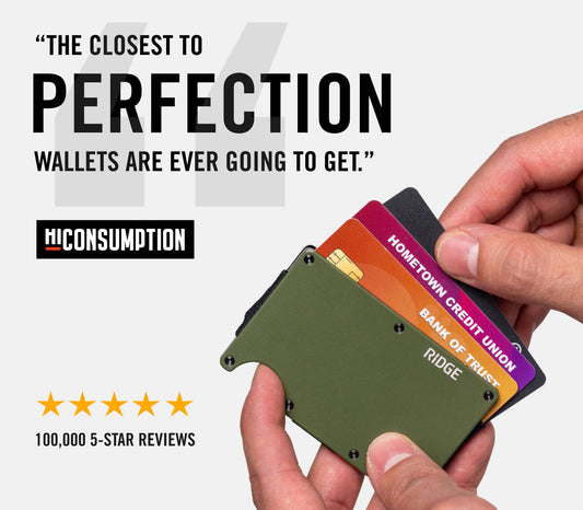 Ridge Wallet - Hyper Lime