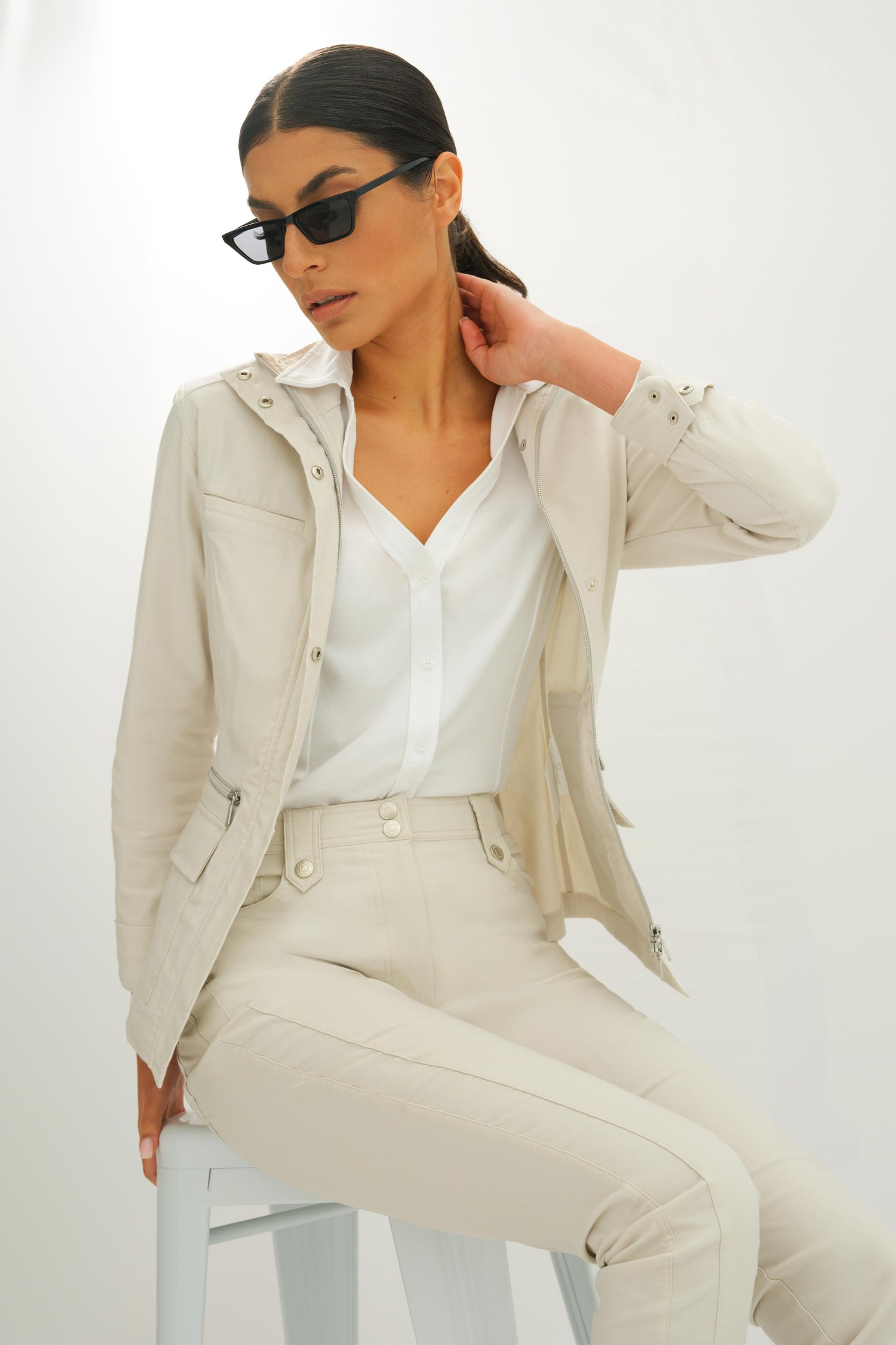 Skyler Pant in Stone