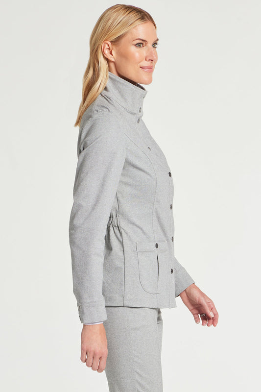 Jane Textured Denim Jacket