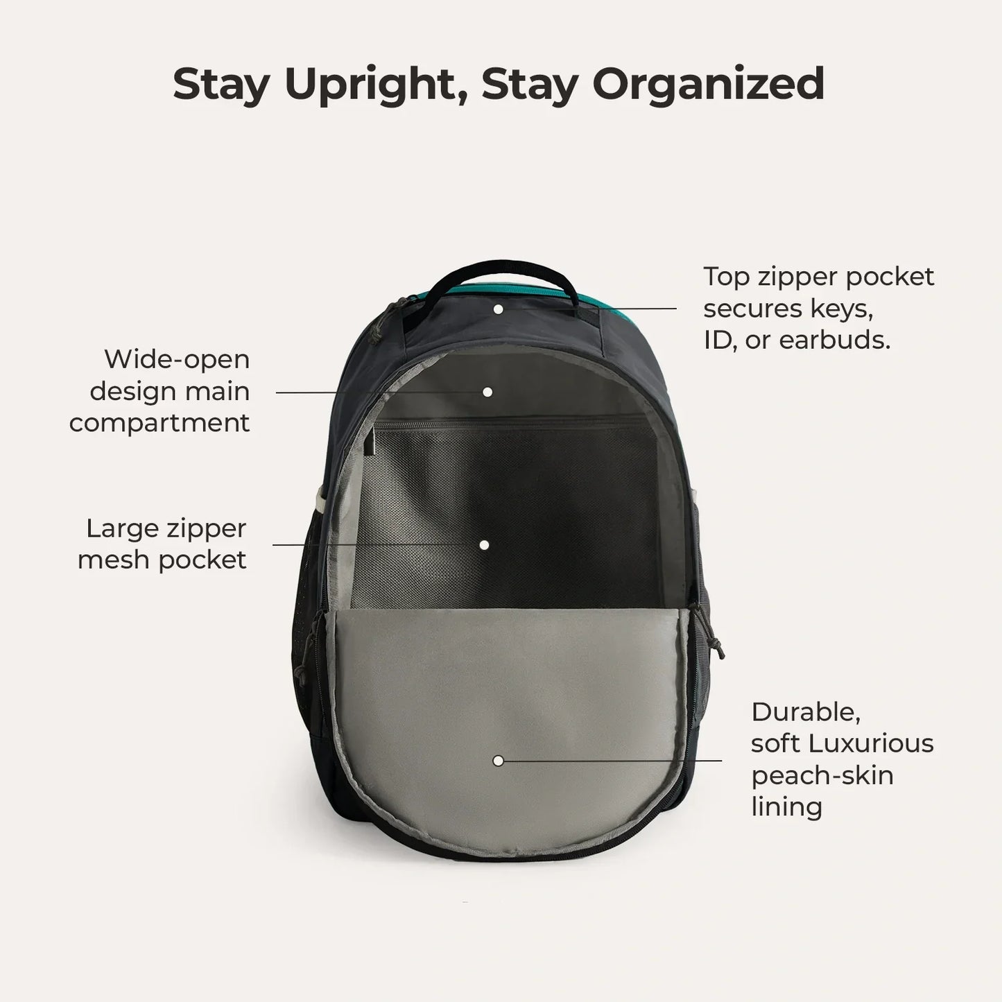 Sac à dos pour ordinateur portable Focus 15,6 pouces 