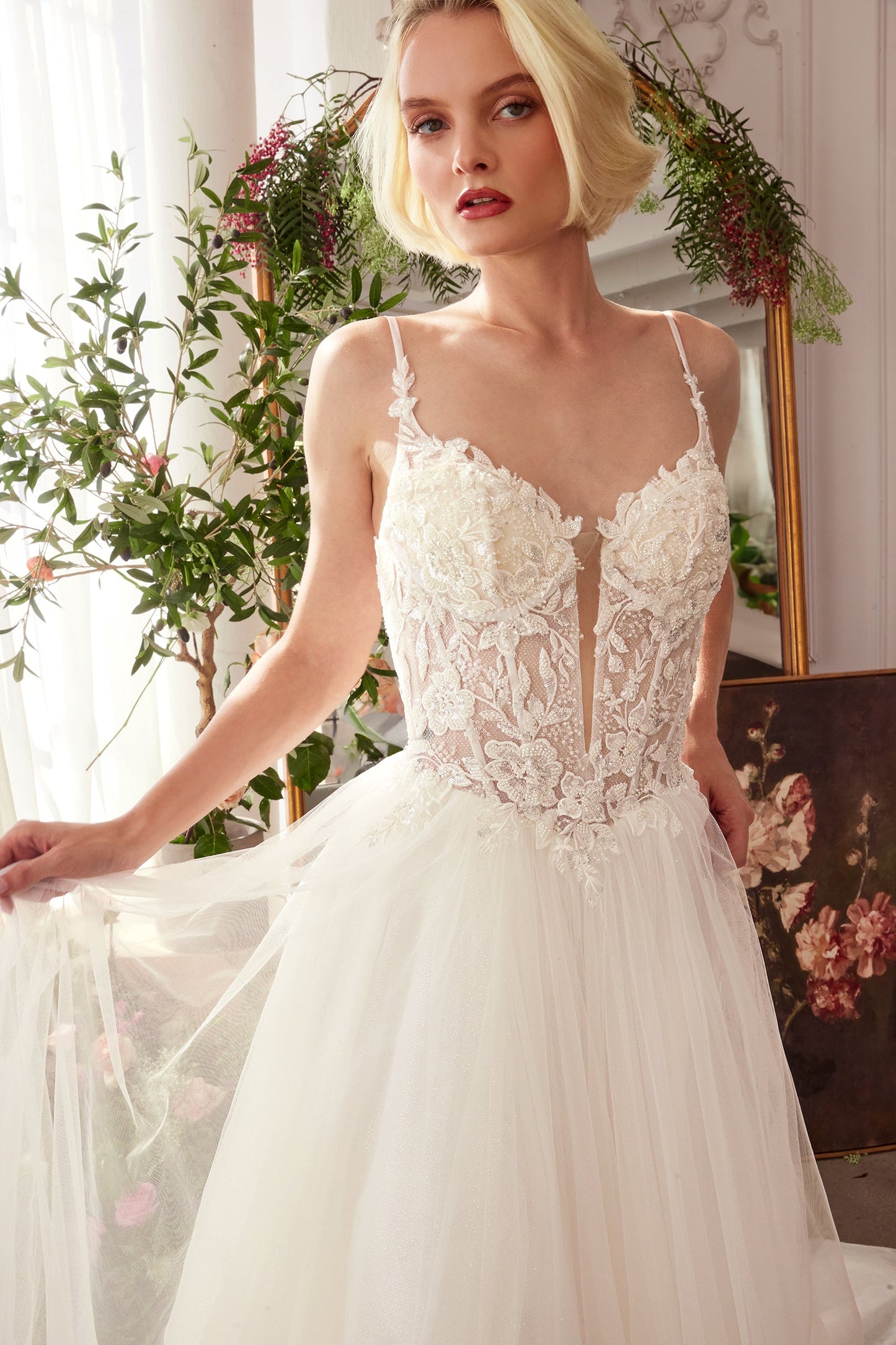 WL029 - Robe de mariée en dentelle et tulle - Andrea &amp; Leo