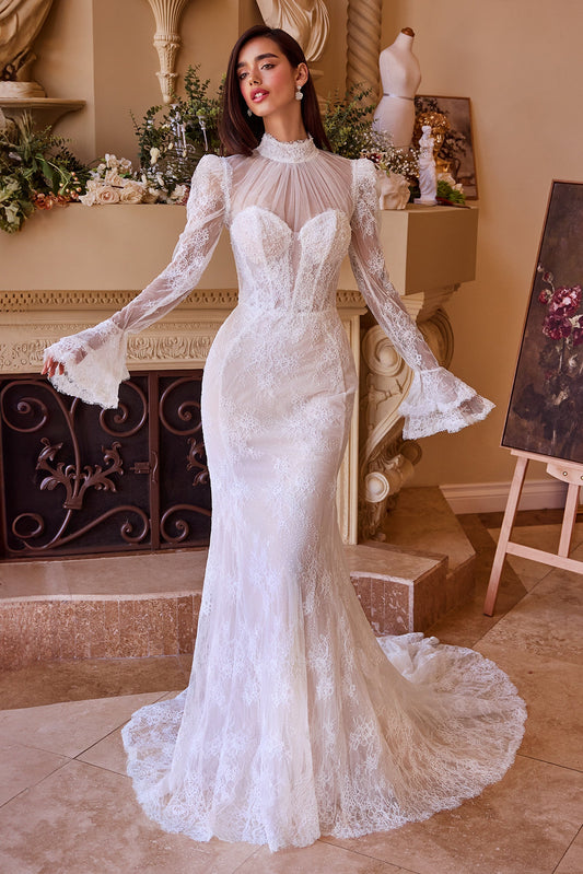 WL042 - Robe de mariée polyvalente en dentelle ajustée - Andrea &amp; Leo
