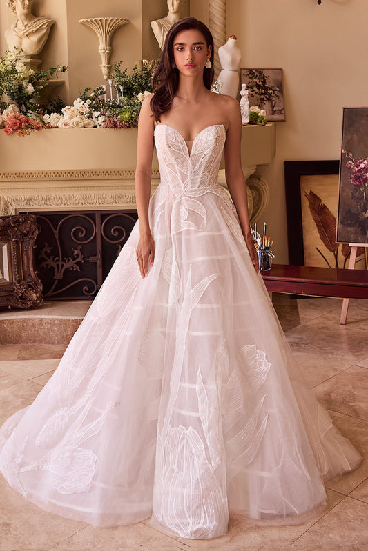 WL043 - Robe de mariée brodée de sequins tulipe - Andrea &amp; Leo