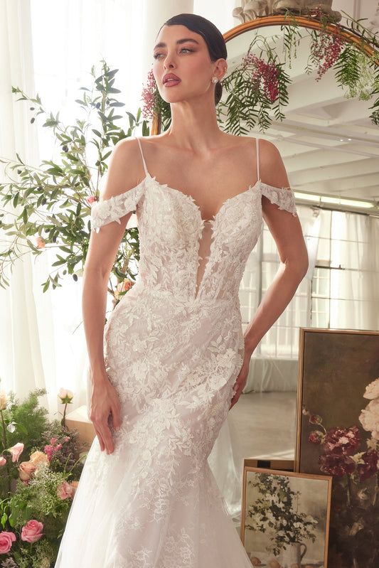 WL051 - Robe de mariée sirène ajustée en dentelle - Andrea &amp; Leo