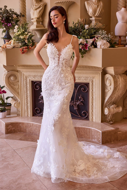 WL053 - Robe de mariée ajustée en dentelle - Andrea &amp; Leo