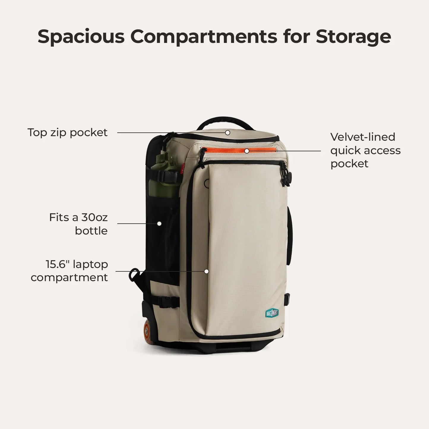 Sac à dos à roulettes Blast 43L 