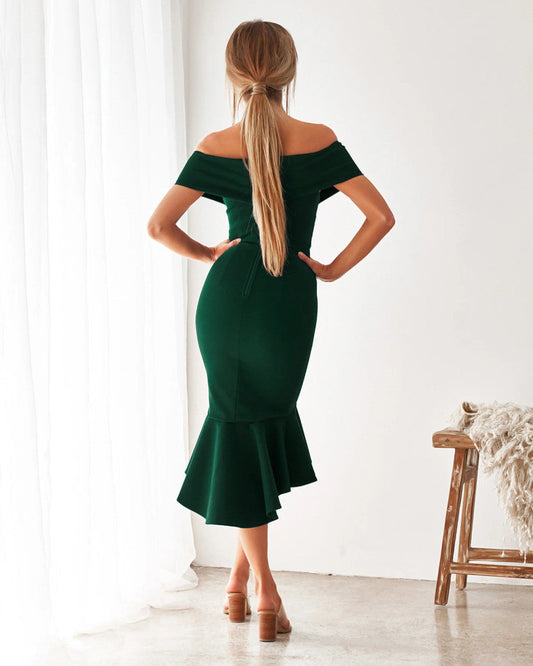 Brienne Dress - Emerald
