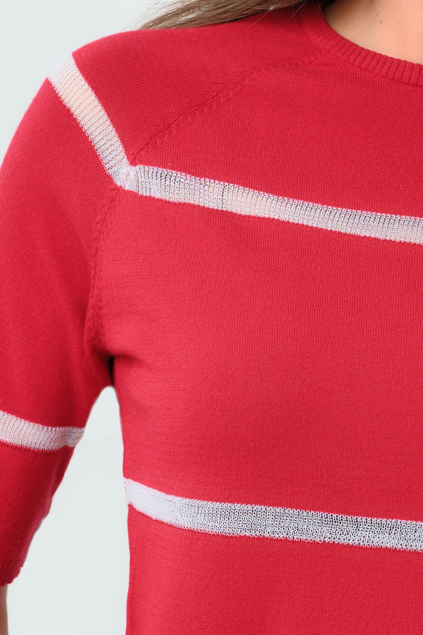 Campbell Sheer Stripe Pullover Top