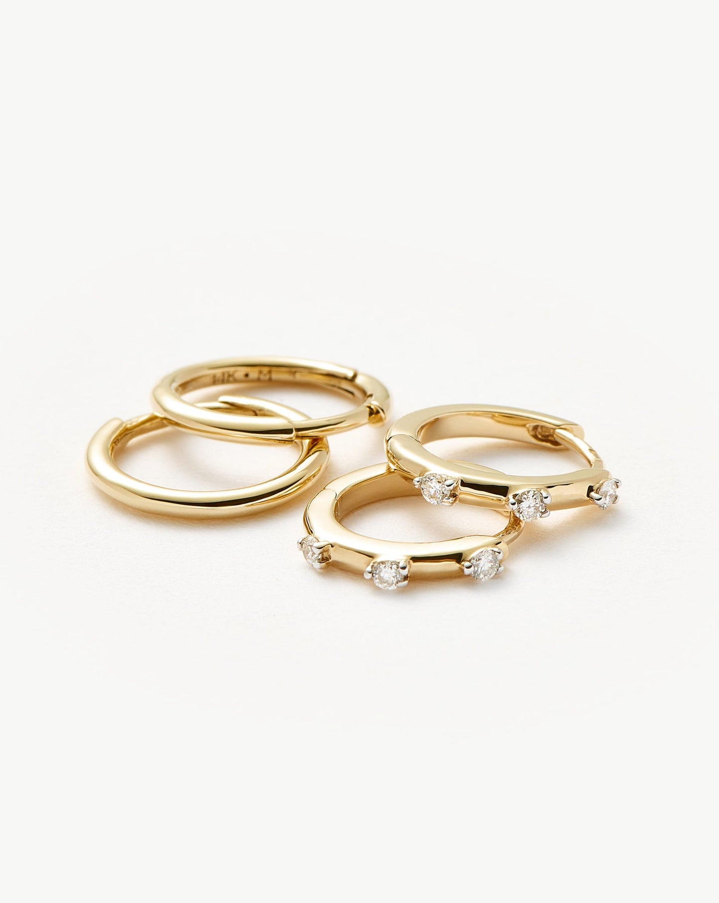 Fine Hoop Earring Set