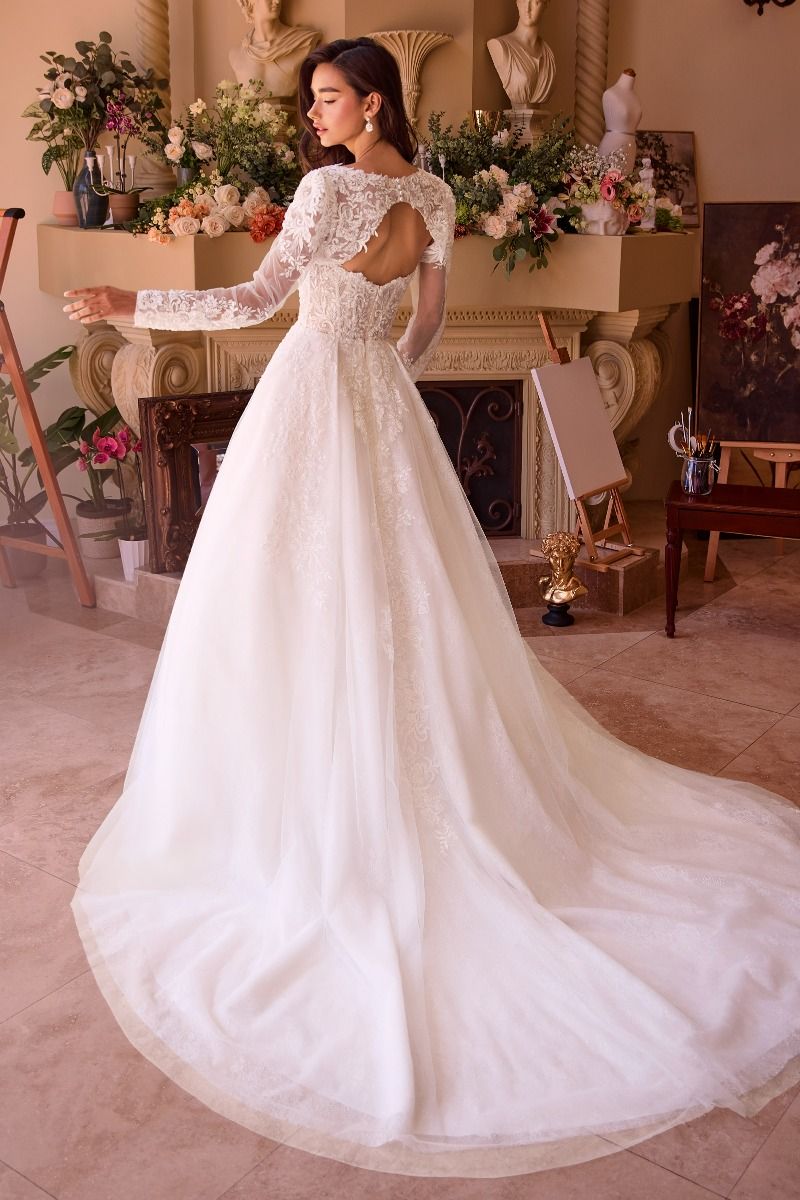 WL037 - Robe de mariée bustier et boléro en dentelle - Andrea &amp; Leo