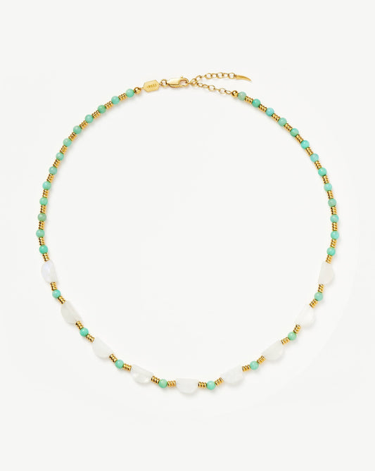 Zenyu Gemstone Beaded Choker